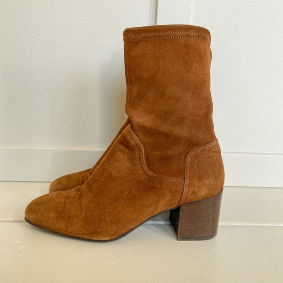 Aquatalia Suede Sock Boots - Picture 2 of 4